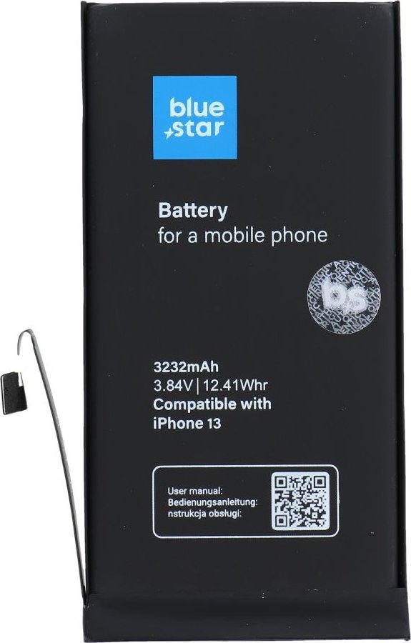 Bateria BLUE STAR HQ bateria do IPHONE 13 3227 mAh