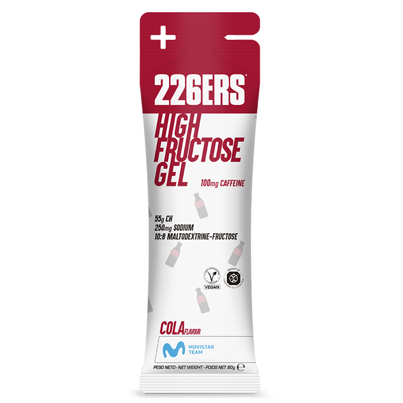 226Ers High Fructose Gel Coffeine, żel energetyczny z kofeiną, cola, 80 g