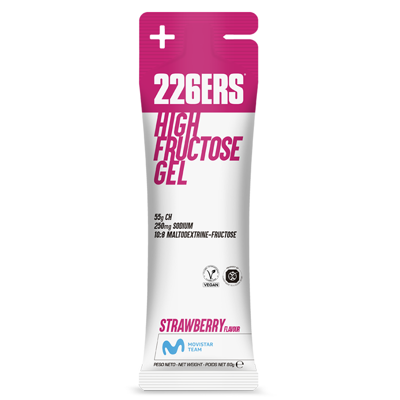 226Ers High Fructose Gel, żel energetyczny, strawberry, 80 g