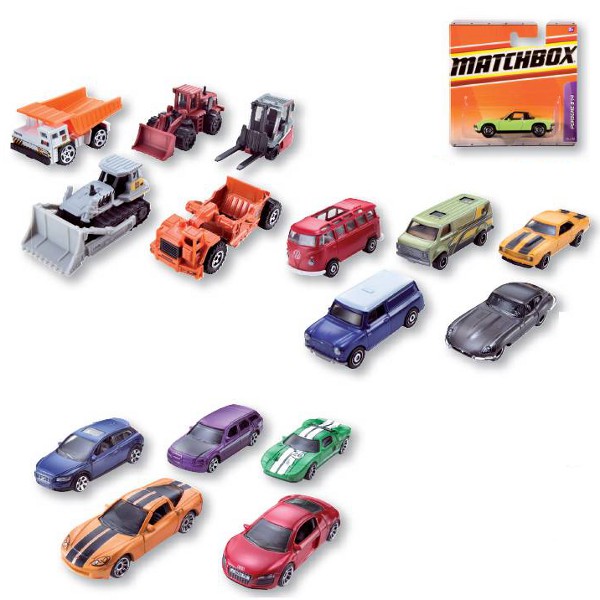 Matchbox Samochodziki małe, różne rodzaje - model lub pojazd