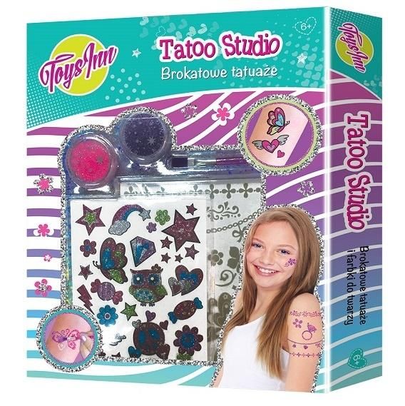 Tatoo Studio tatuaże brokatowe w pud. 1422 - zabawka