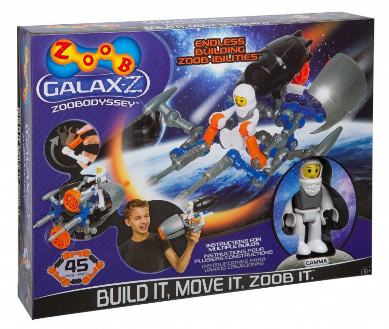 Klocki Zoob Galax-Z Zoobodyss 45 elementów