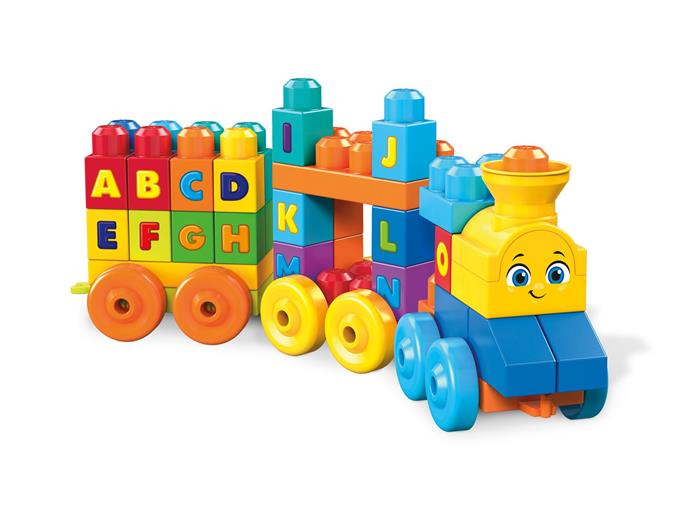Fisher Price Mega Bloks Muzyczny pociąg Abc Fwk22 - klocki