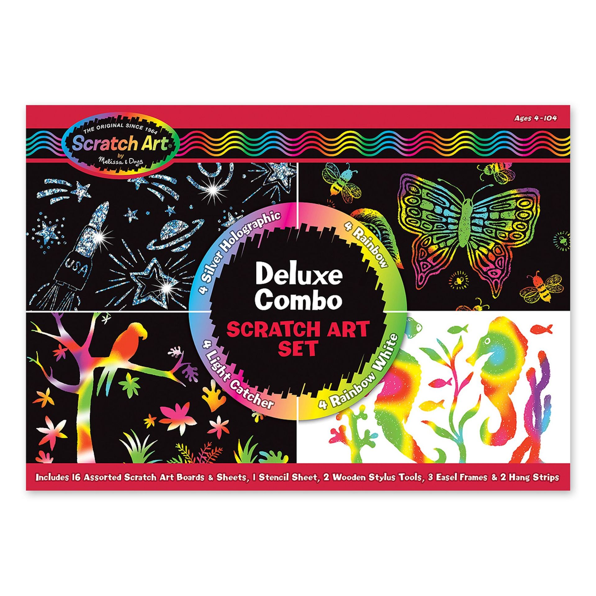 Zestaw Zdrapki holograficzne Deluxe Md15981 - zabawka