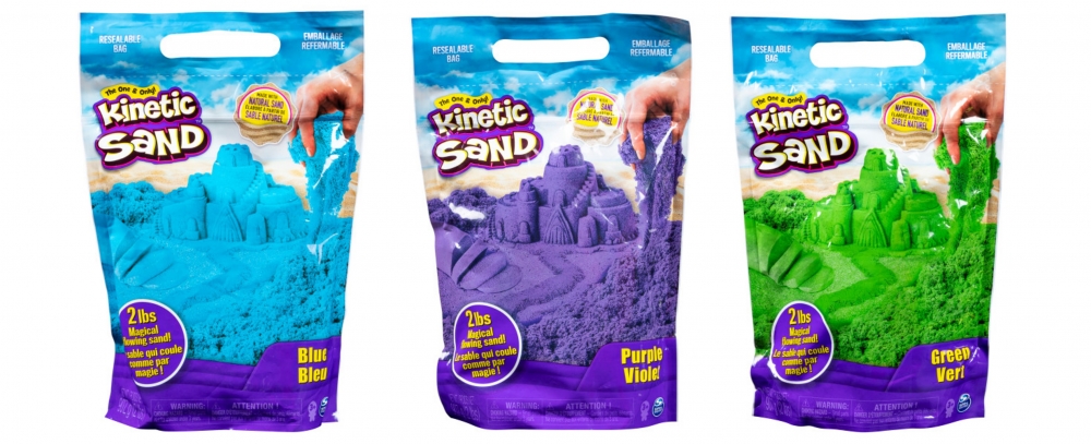 Kinetic Sand Żywe Kolory mix 907g - zabawka