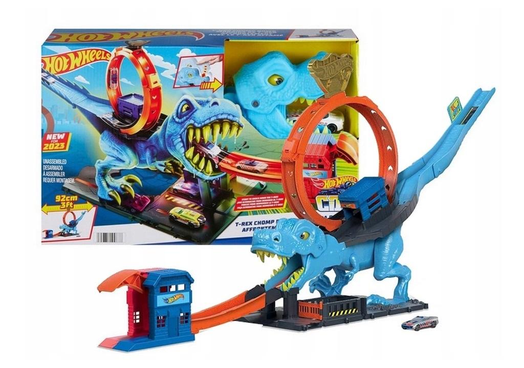 Hot Wheels City Pętla T- rexa - model lub pojazd
