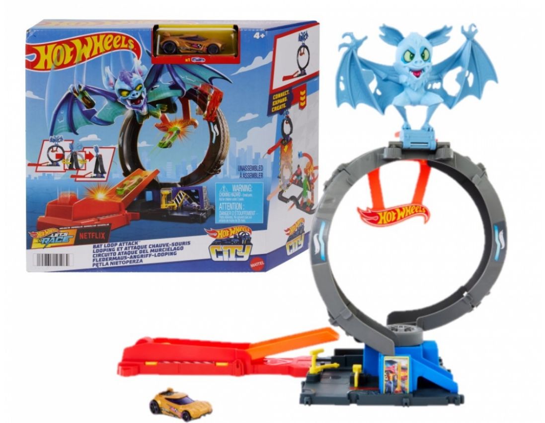 Hot Wheels City Pętla nietoperza - model lub pojazd