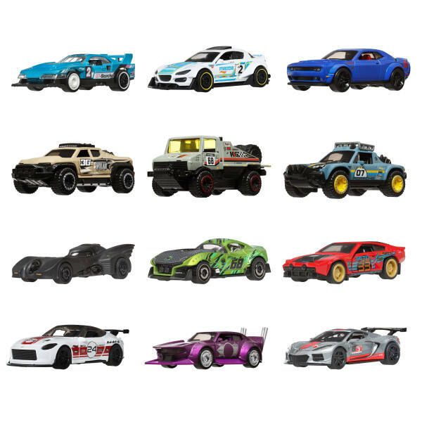 Hot Wheels Pojazd z napędem pull-back mix - model lub pojazd