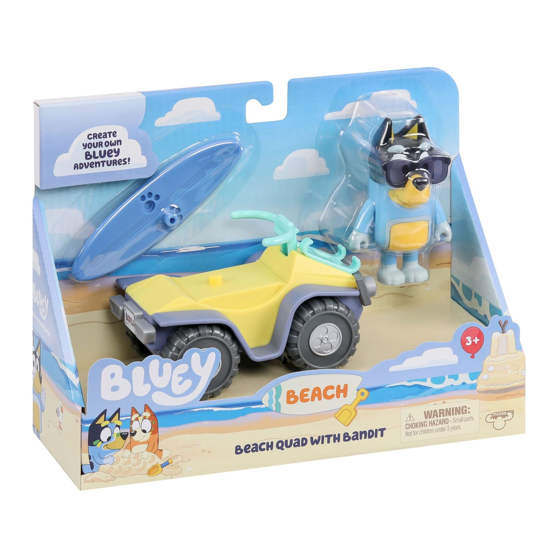 Bluey Mini Zestaw Pojazd Plażowy - figurka