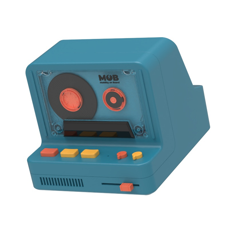 Mob Retro głośnik Niebieski