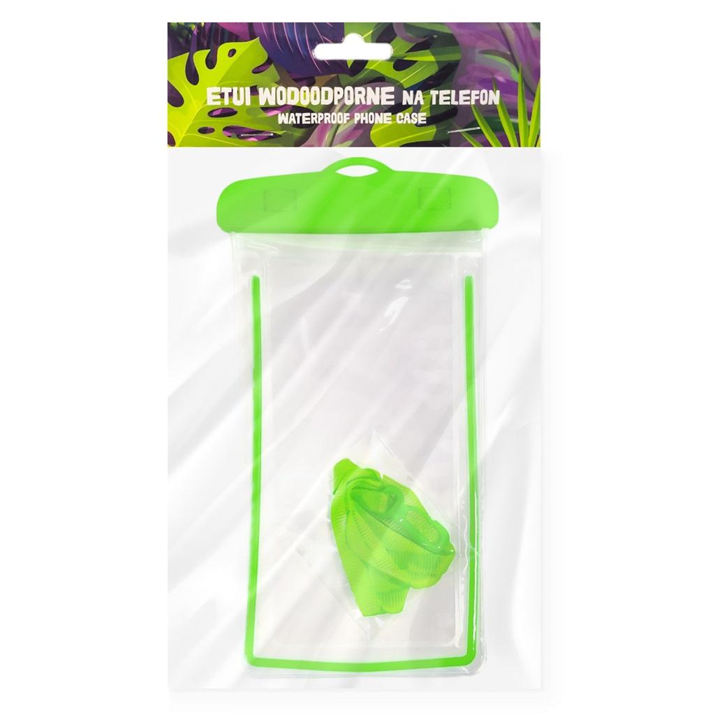 Etui wodoodporne na telefon zielone - gadżet