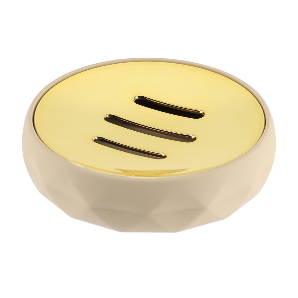 Tendance Mydelniczka łazienkowa Lorantos Beżowy.Złoty