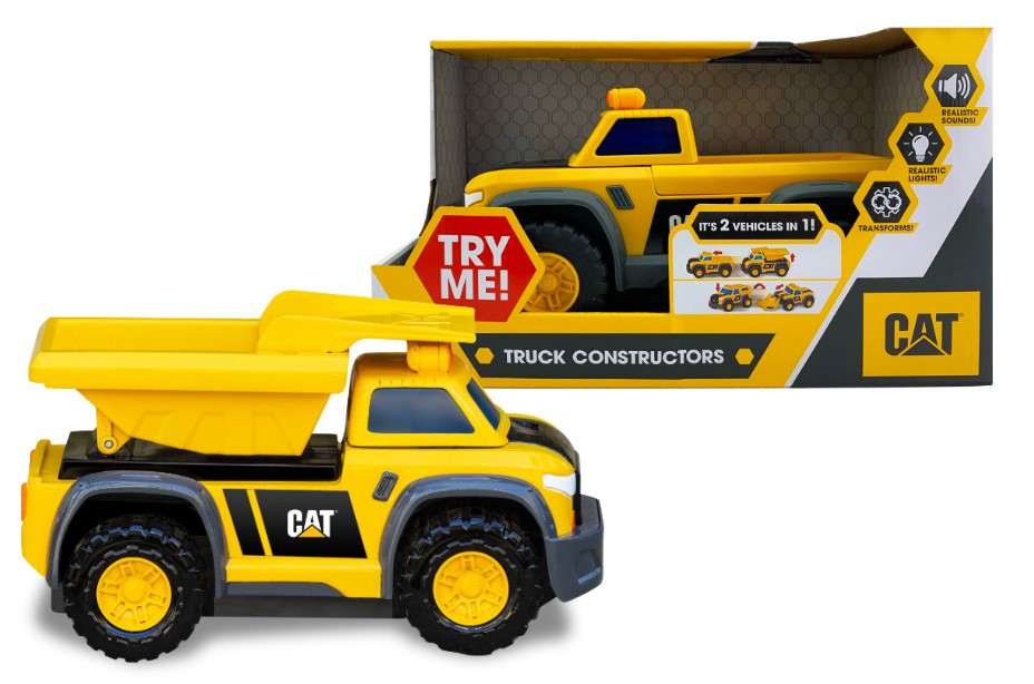 Cat 2w1 pojazd budowlany światłodźwięk - model lub pojazd