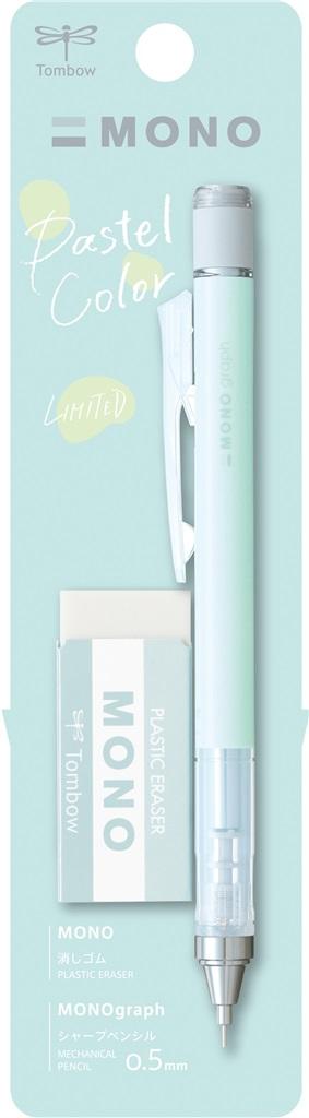 Ołówek automat, Mono Graph 0,5mm pastel gumka