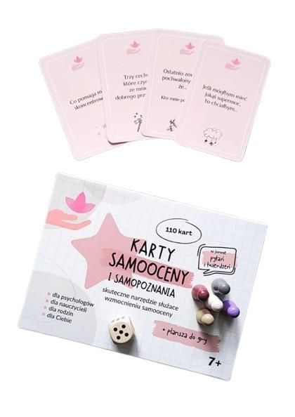 Karty samooceny i samopoznania - gra planszowa
