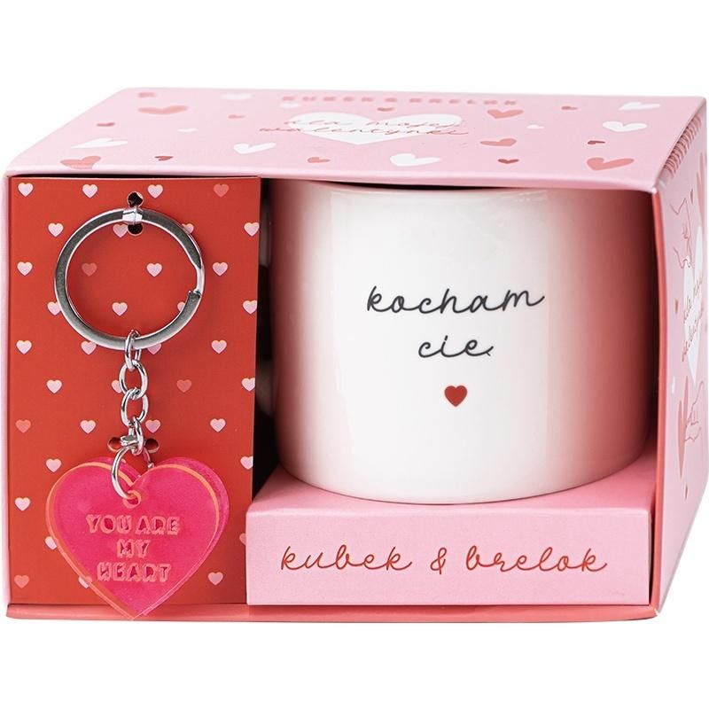 Zestaw upominkowy Kocham Cię - kubek