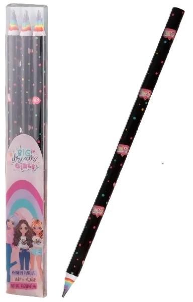 Ołówek Hb Big Dreams Girls design 3szt