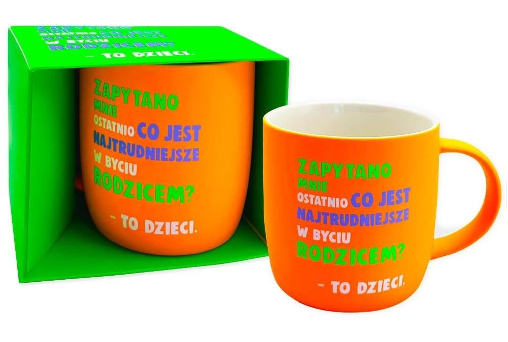 Kubek neonowy Bycie rodzicem - kubek