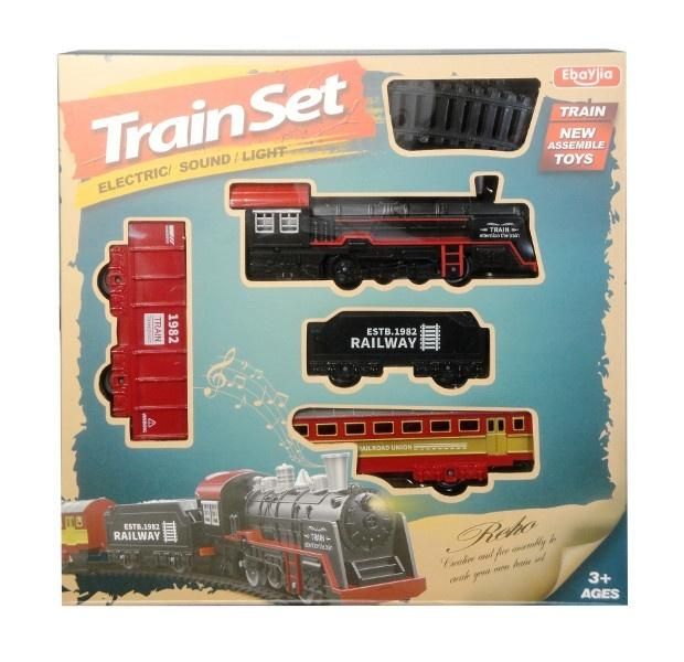 Kolejka retro z dźwiękami i światłem