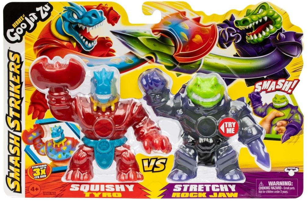 Goo Jit Zu 2pak Tyro i Rock Jaw - figurka
