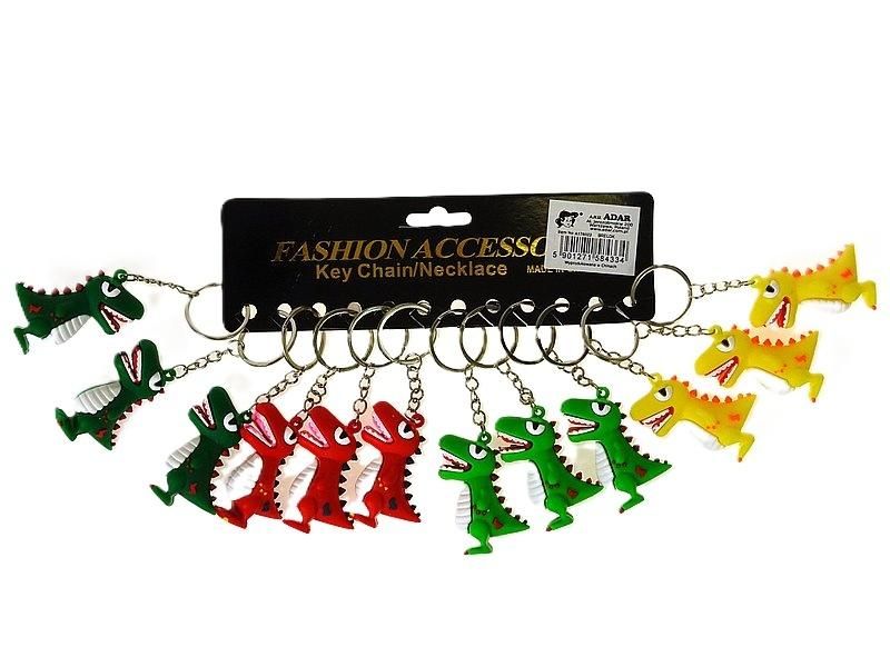 Brelok smok silikonowy 12szt