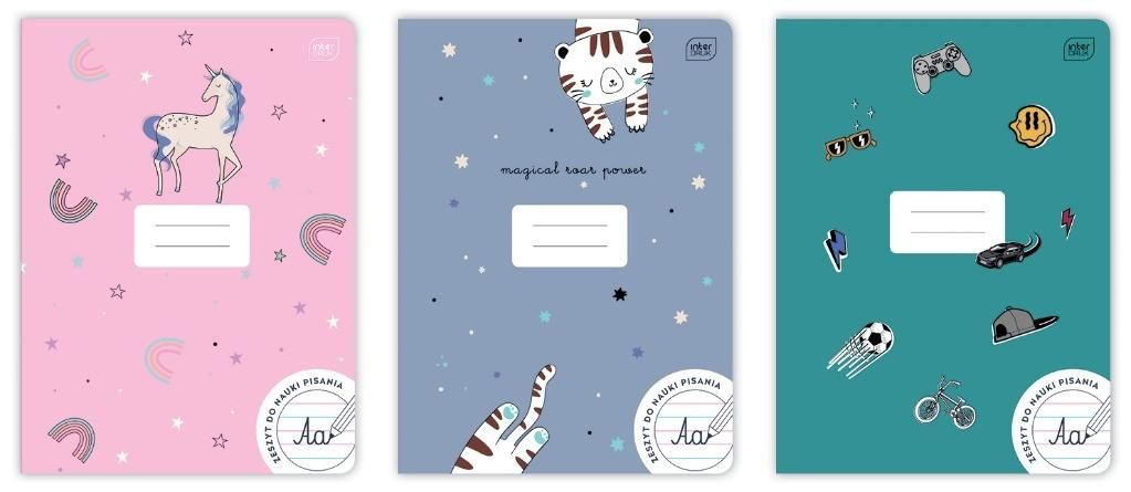 Zeszyt A432k trzylinia kolor M 70g Pp 10szt