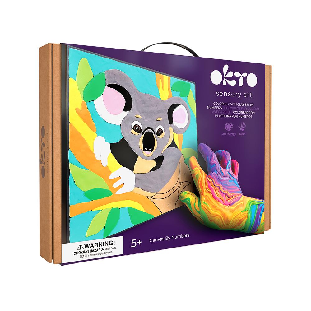 Zestaw do modelowania z masy plastycznej po numerach 2929 cm Koala - zabawka