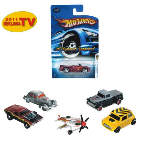 Hot Wheels Samochód. Różne rodzaje - model lub pojazd