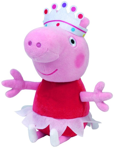 Beanie Babies. Peppa Pig - Ballerina 15cm 46151 - Świnka Peppa