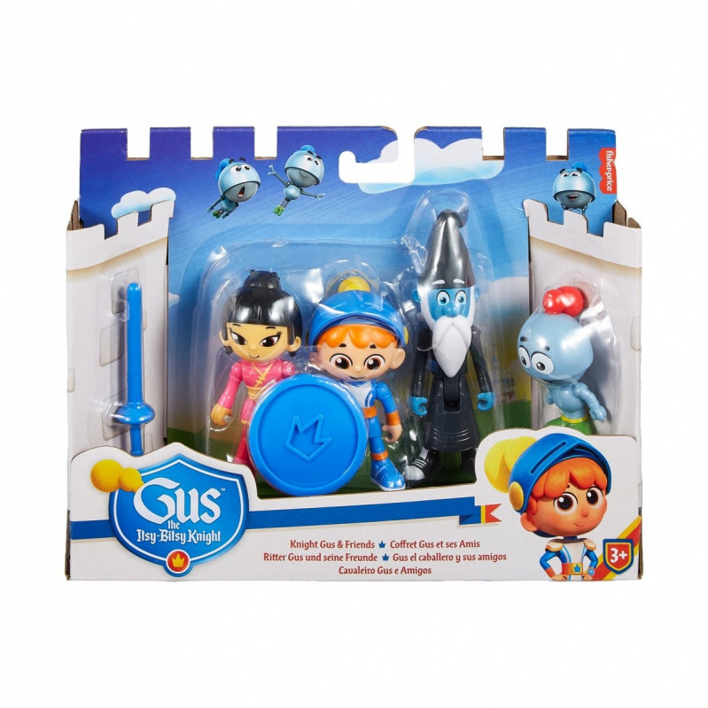 Gus Mały - Wielki rycerz Rycerz Gus i przyjaciele Hgk34 Hgy69 Mattel - figurka