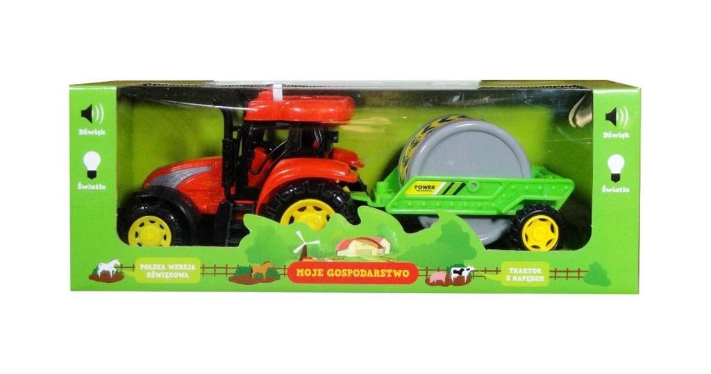 Traktor z maszyną polski moduł dźwiękowy - model lub pojazd