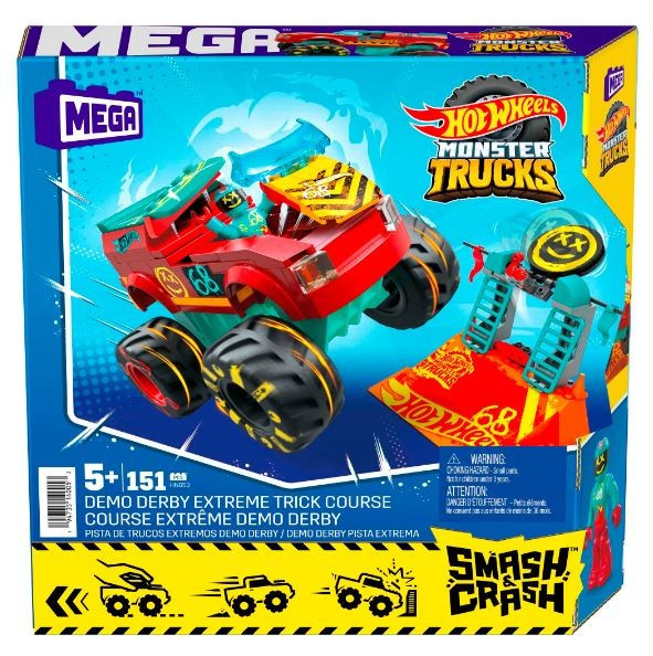 Mega Bloks Hot Wheels Monster Trucks Demo Derby Hng53