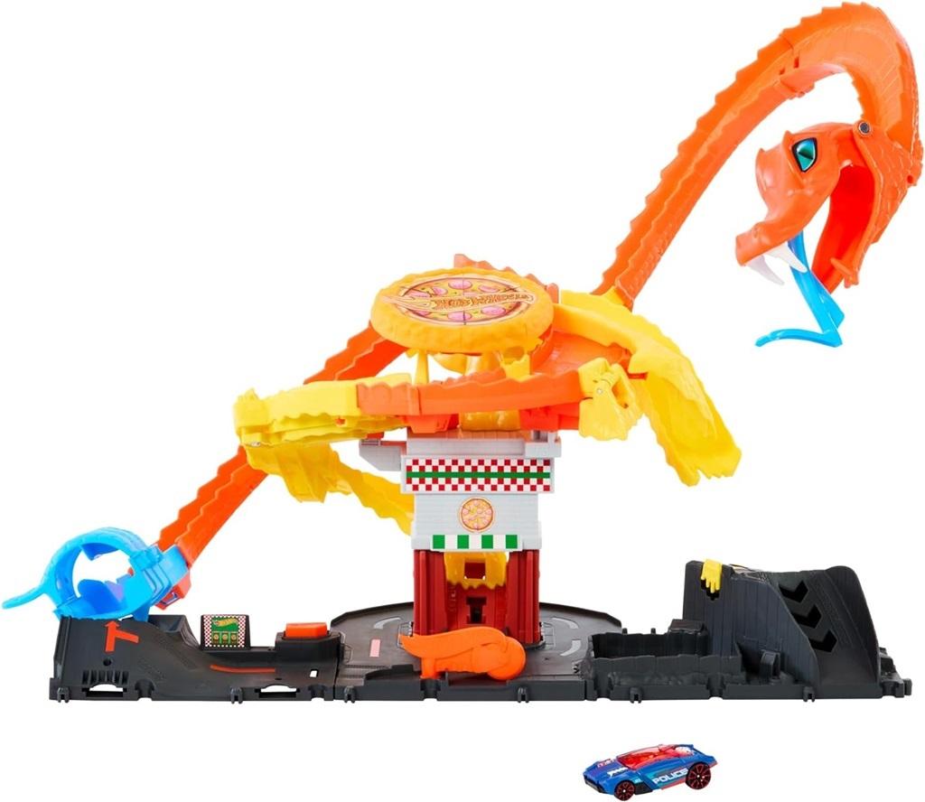 Hot Wheels City Odjazdowa pizza - Atak kobry - model lub pojazd