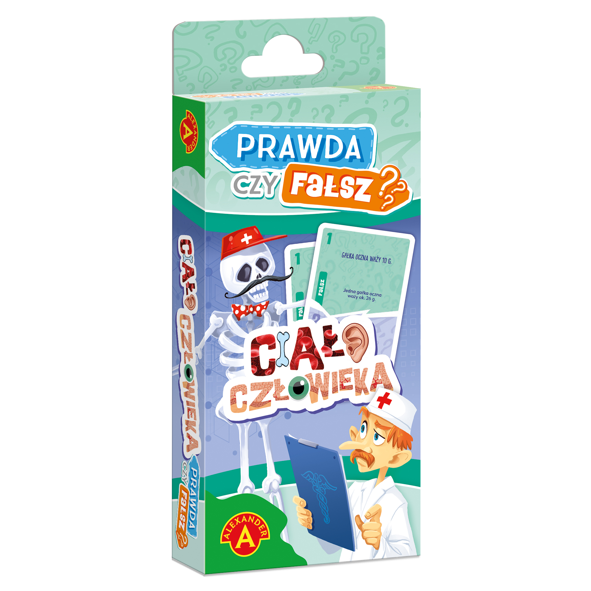 Prawda czy fałsz Ciało człowieka - gra planszowa