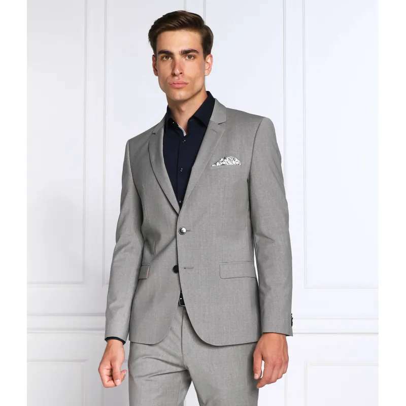 HUGO Wełniana marynarka Arti214X Slim Fit