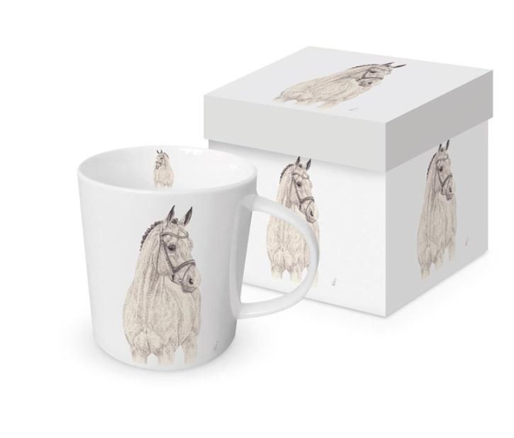 Kubek porcelanowy Koń 350ml - kubek