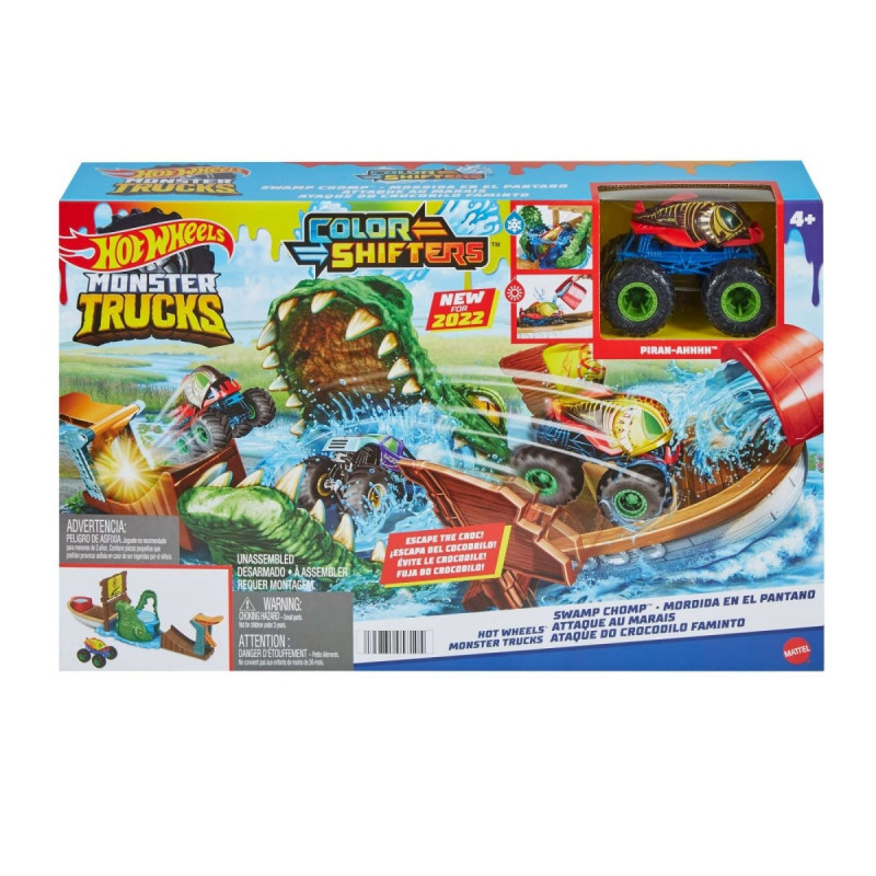 Hot Wheels Monster Trucks Krokodyl Potężne szczęki - model lub pojazd