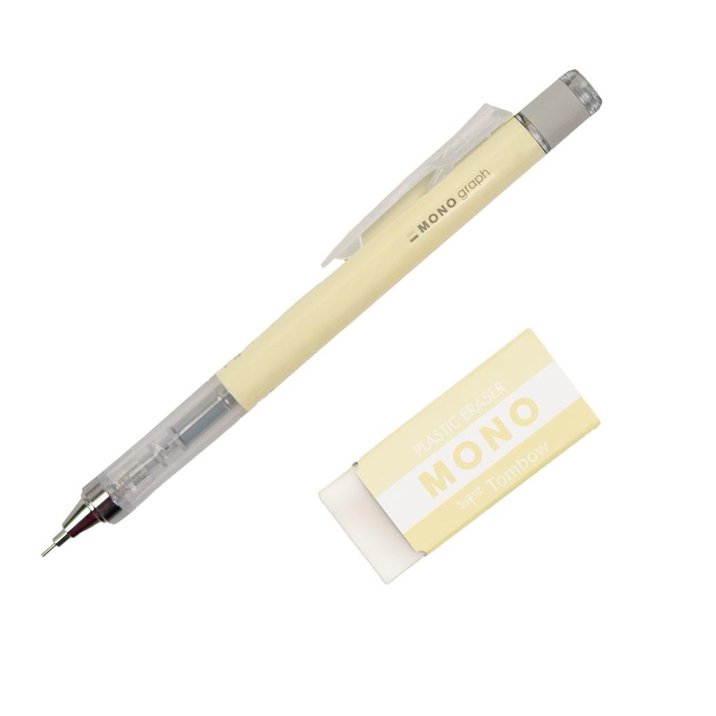 Ołówek automat, Mono Graph 0,5mm pastel gumka