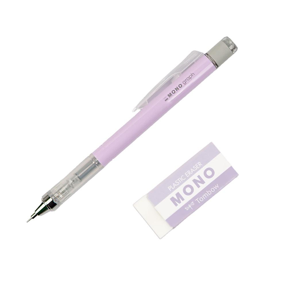 Ołówek automat, Mono Graph 0,5mm pastel gumka