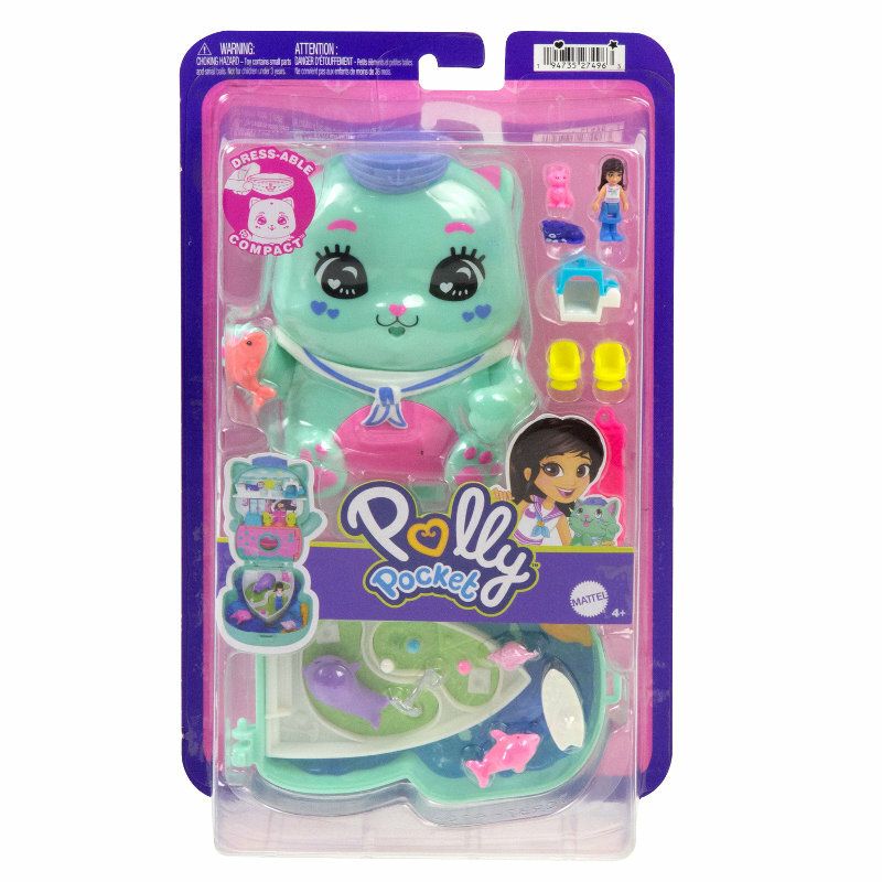 Polly Pocket Sail Kitty Compact Jcr37
