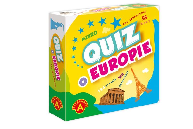 Quiz o Europie Silver Alex - gra planszowa