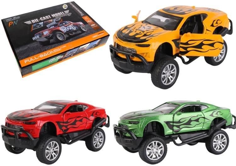 Samochód metalowy 132 napęd Pickup duże koła mix - model lub pojazd