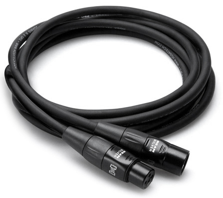 HOSA Kabel mikrofonowy Pro, XLRf - XLRm 1.5m