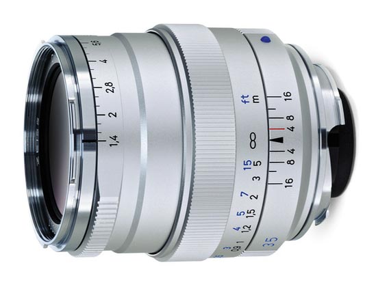 Carl Zeiss Distagon 35 mm f/1.4 ZM srebrny