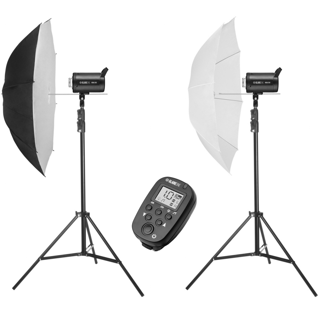 GlareOne Vega 200 Basic Kit - studio lighting kit