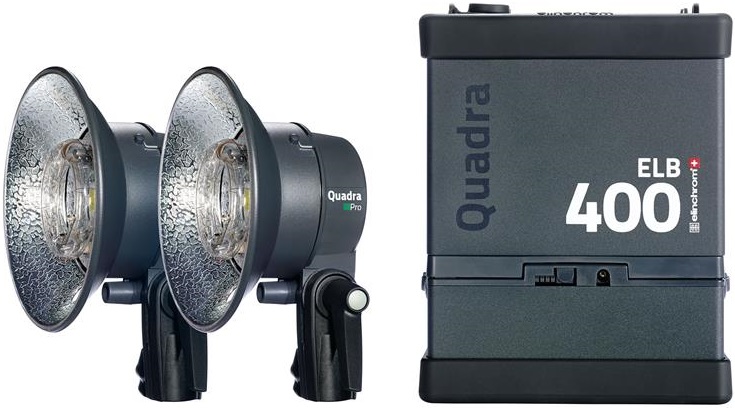 Elinchrom Zestaw ELB 400 z głowicami PRO