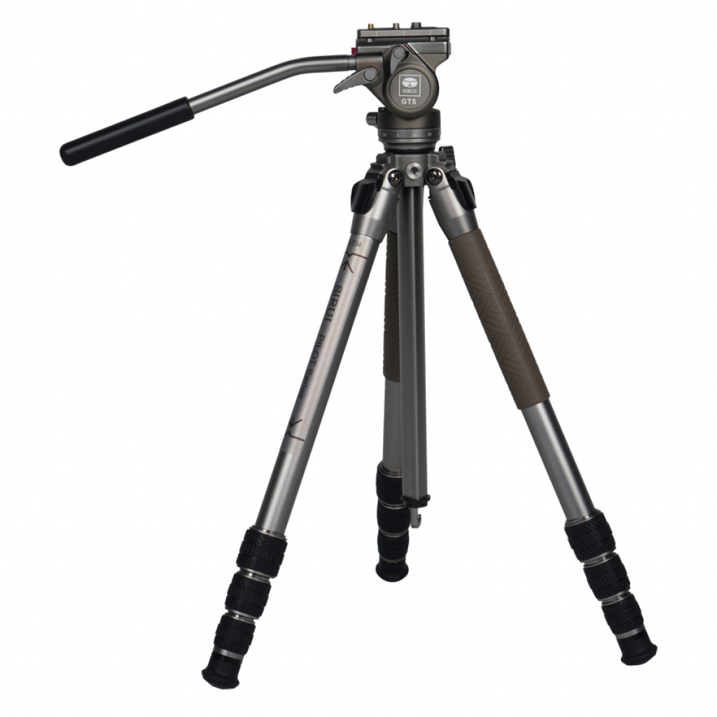 Sirui CT04+CT5 z głowicą video szary
