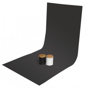 GlareOne PVC 60x130 cm czarne, lustrzane