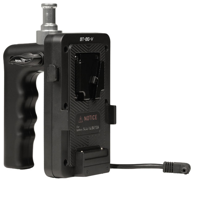 NANLITE adapter V-Mount Battery Grip do lamp Forza 60 II / 60B II / 60C / FC-60B (złącze DC)