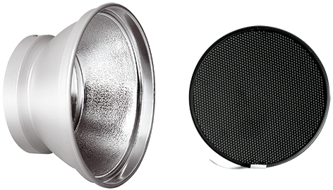 Elinchrom 30 stopni + reflektor 18 cm